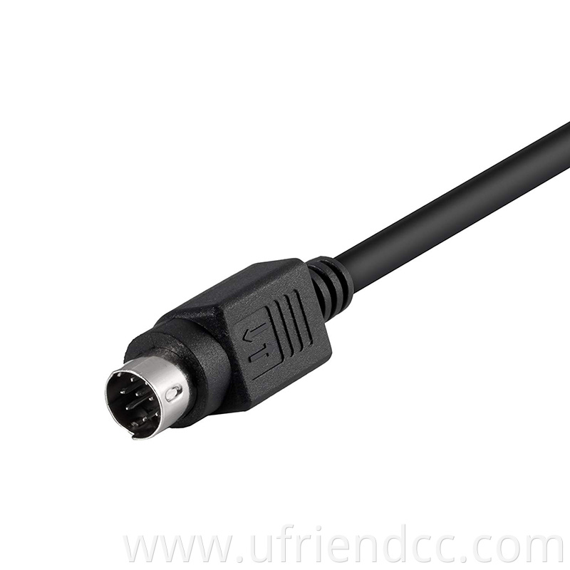 Custom Male to Male Female 9PIN MINI DIN Cable for Computer Audio Video